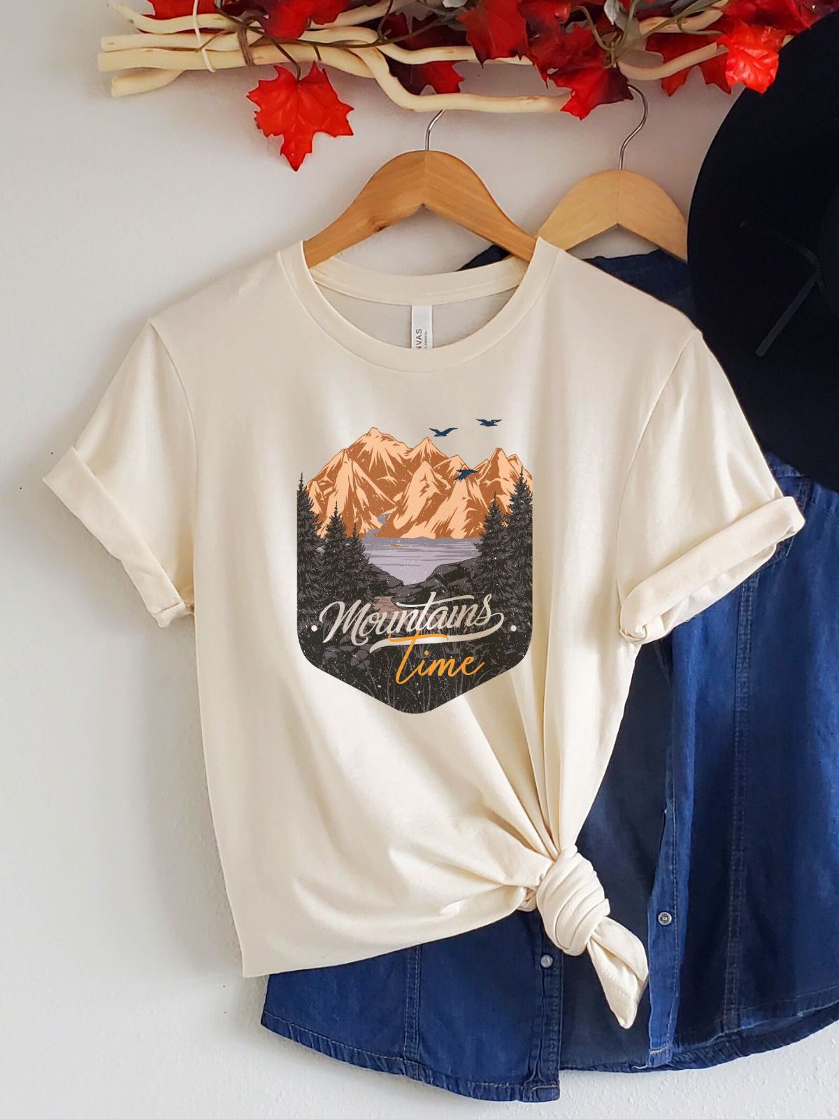 Mountains Time Women's T-Shirt Adventure