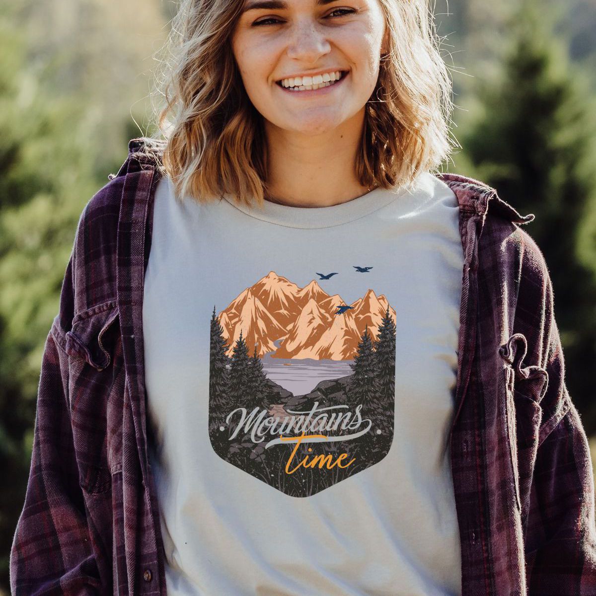 Mountains Time Women's T-Shirt Adventure