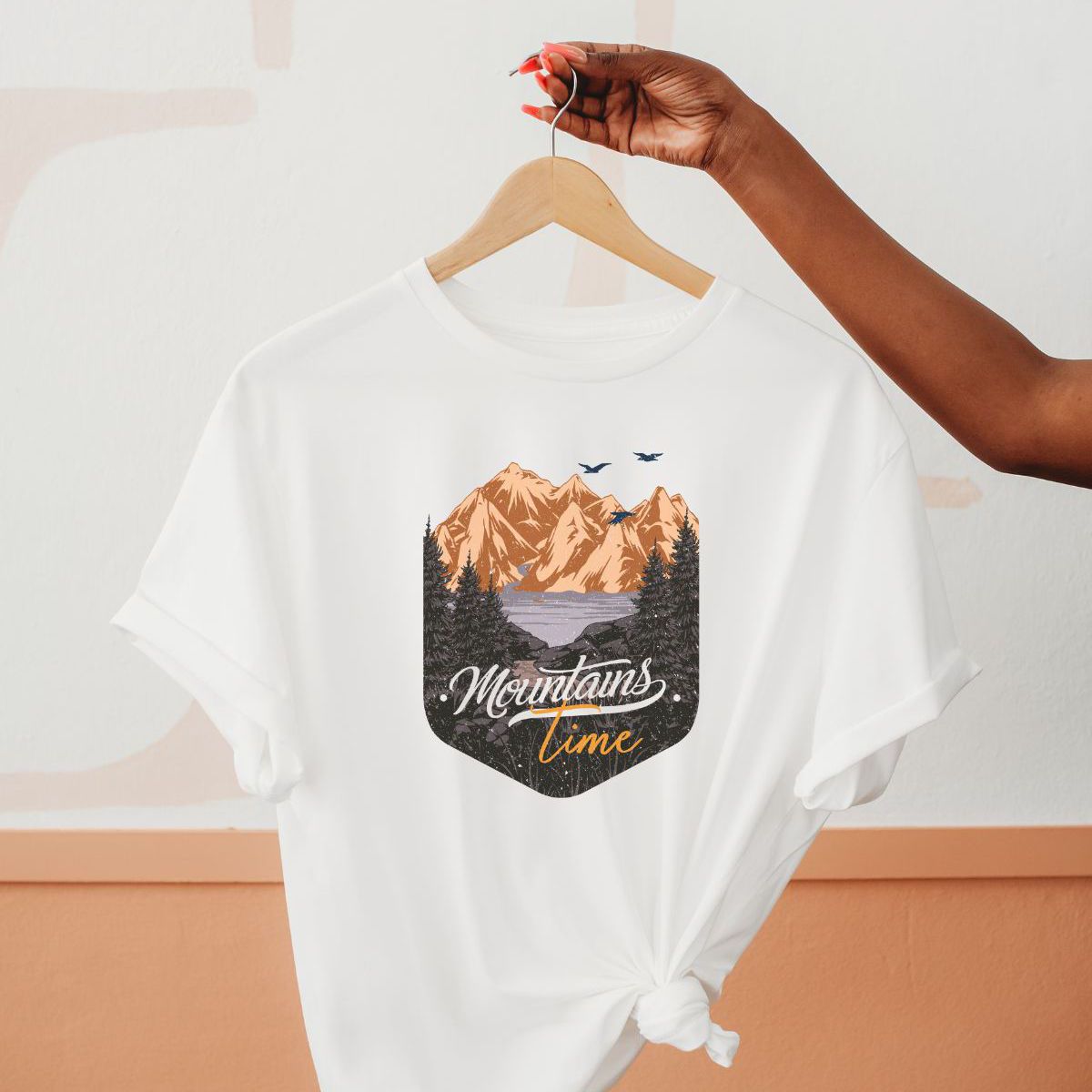 Mountains Time Women's T-Shirt Adventure