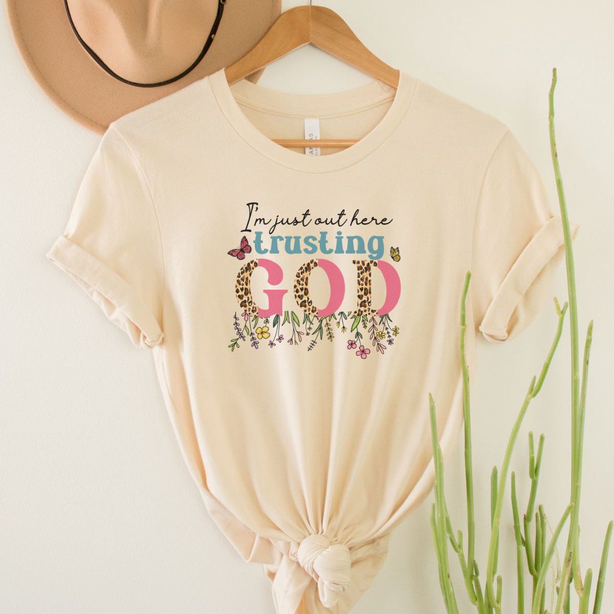 Trusting God Women's T-Shirt Faith