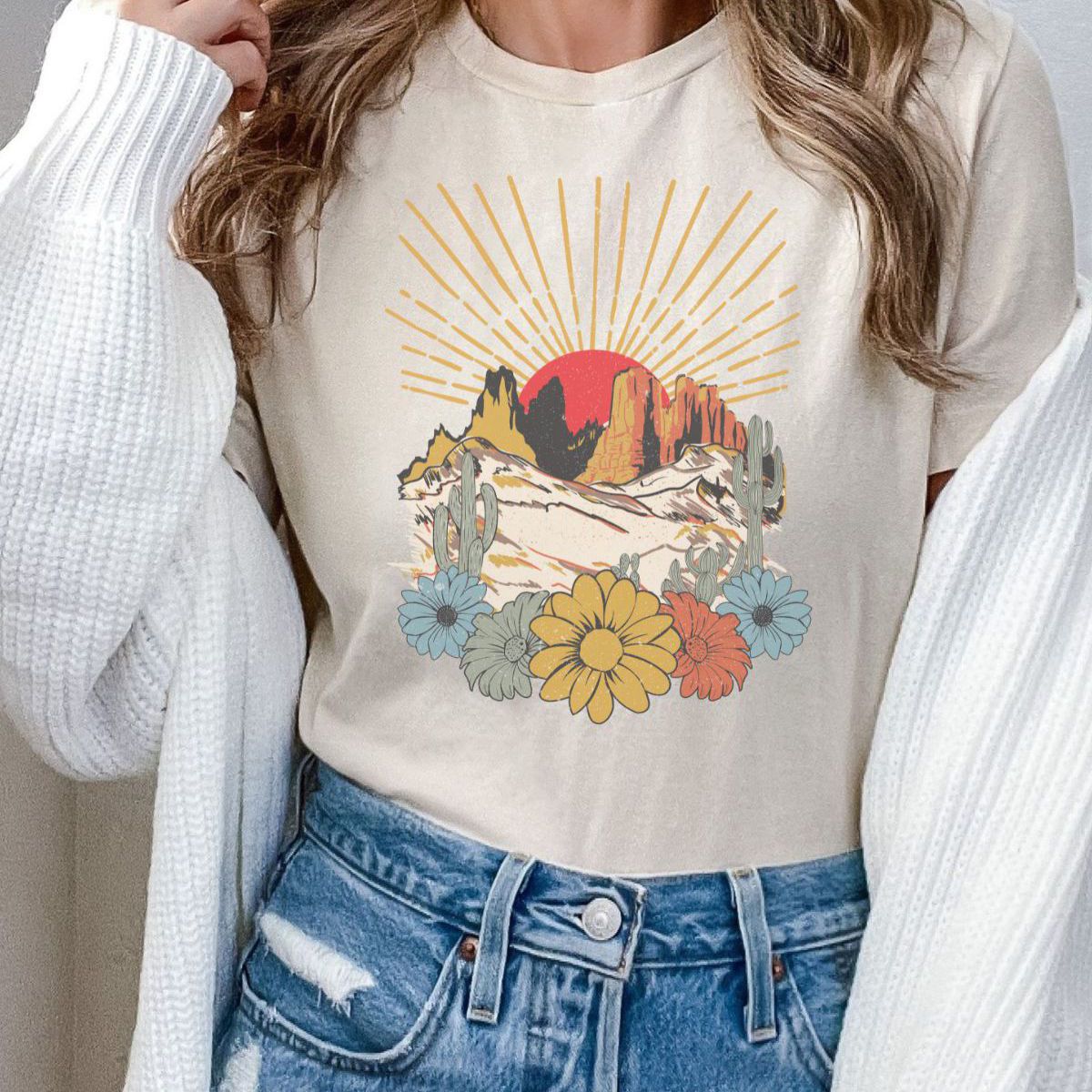 Sunset Desert Women's T-Shirt Summer