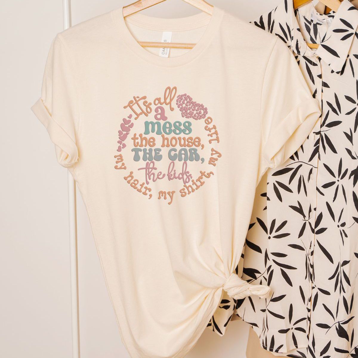 Mess Quote Women's T-Shirt Casual