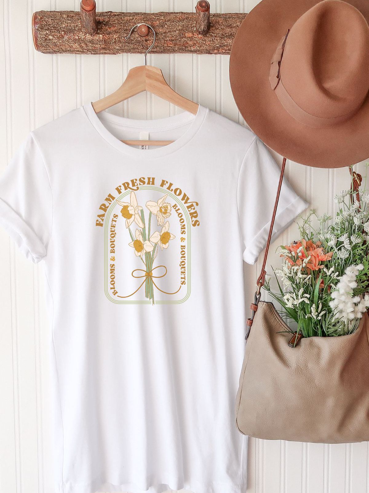 Farm Fresh Flowers Women'S T-Shirt Spring