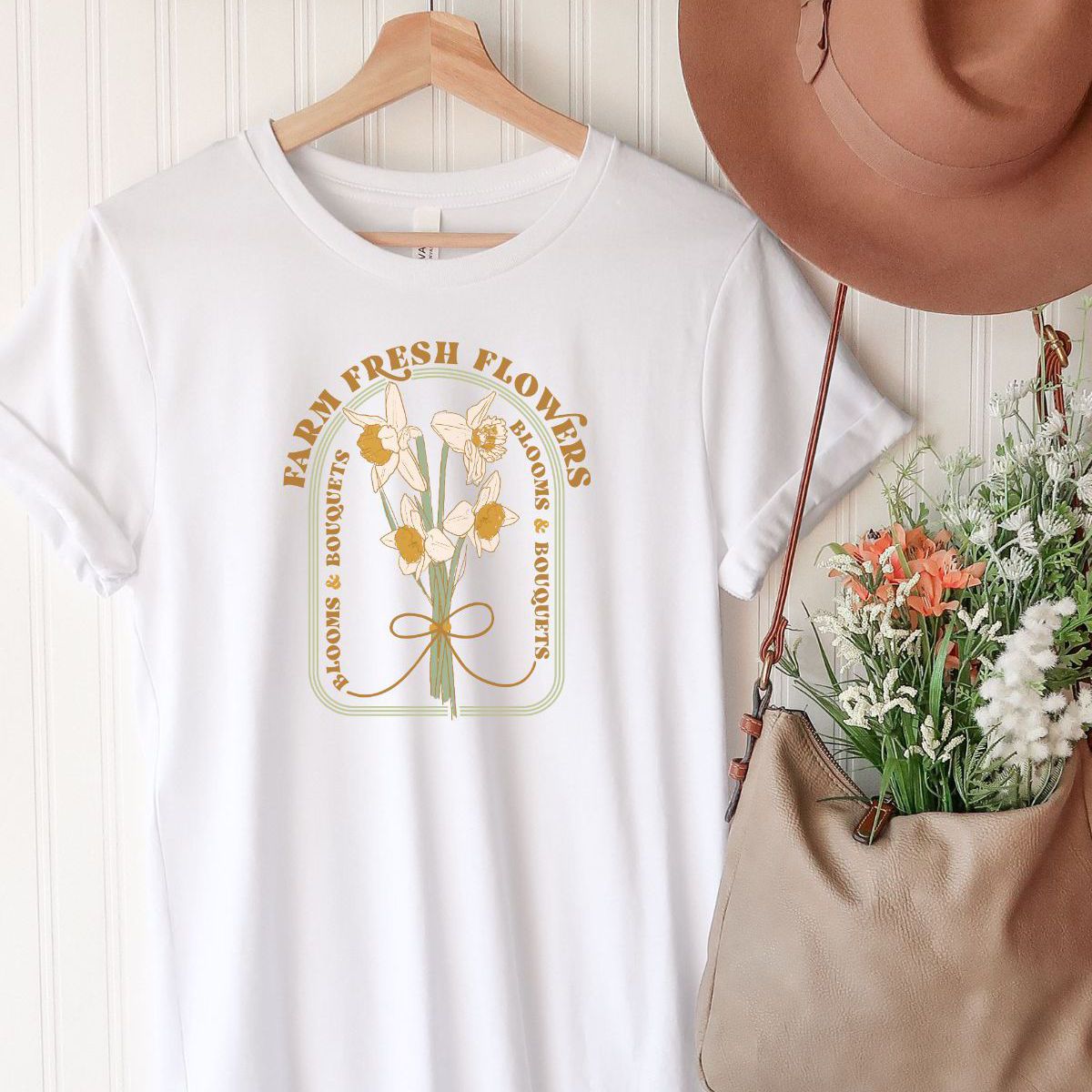 Farm Fresh Flowers Women'S T-Shirt Spring