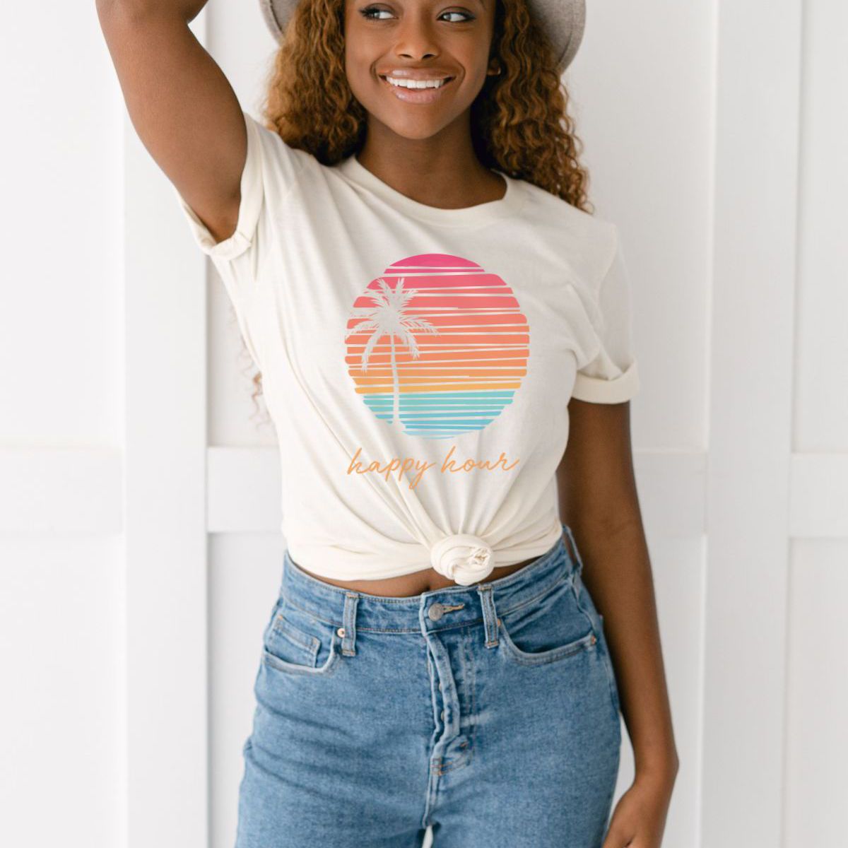 Palm Sunset Unisex T-Shirt