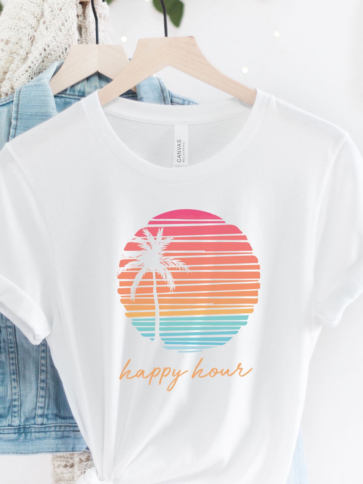 Palm Sunset Unisex T-Shirt