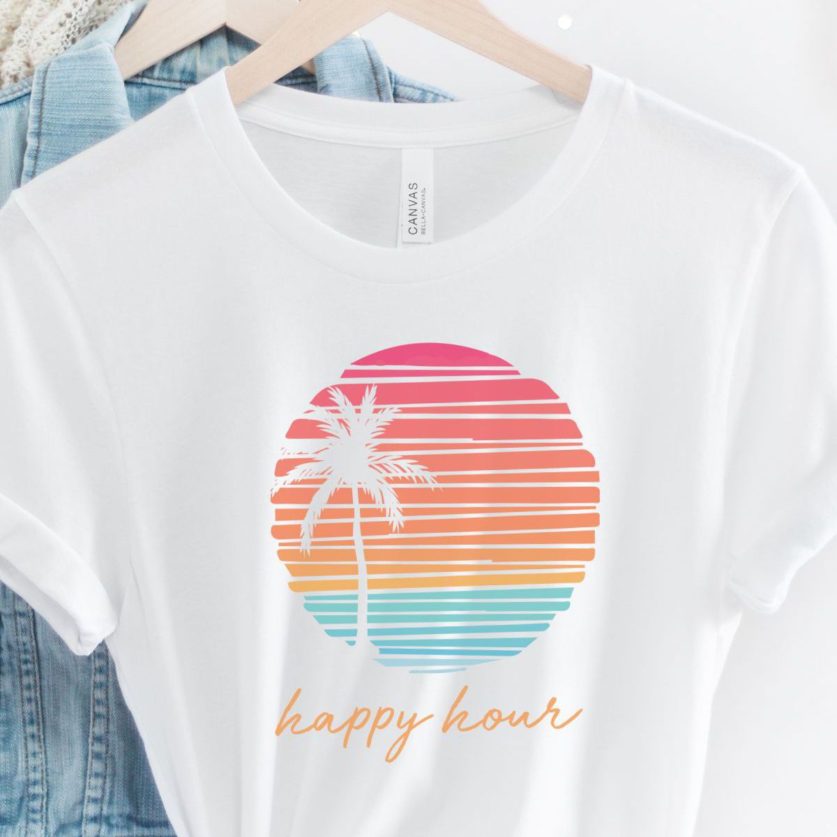 Palm Sunset Unisex T-Shirt