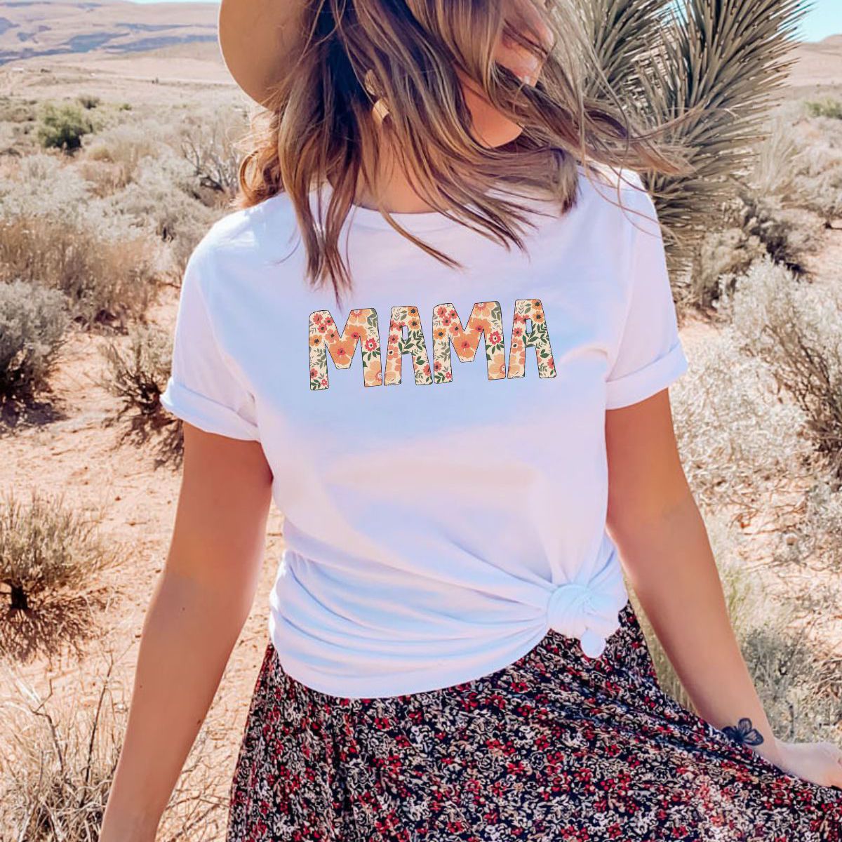 Floral Mama Women's T-Shirt Summer