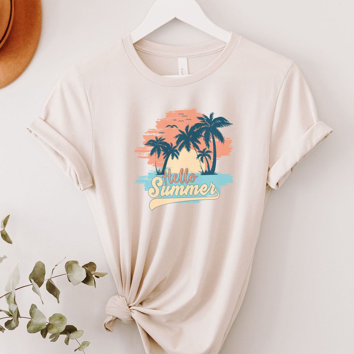 Hello Summer Women's T-Shirt Casual