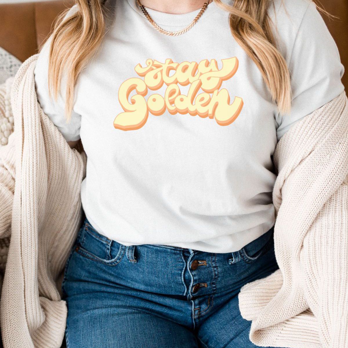 Stay Golden Women's T-Shirt Casual