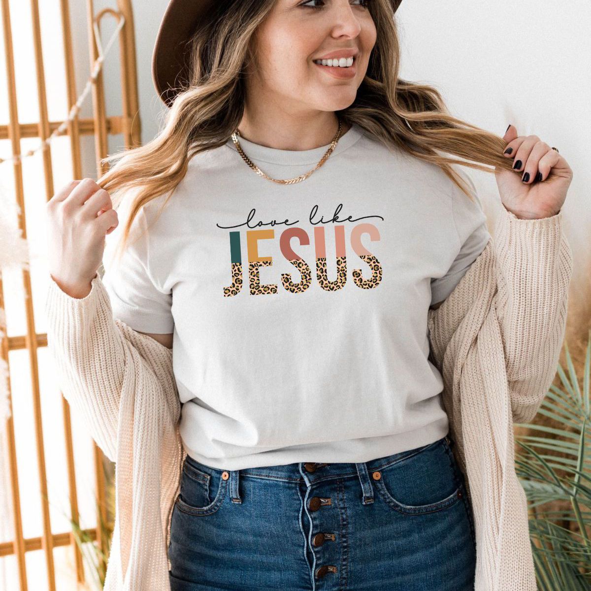 Love Like Jesus Womens T-Shirt Casual