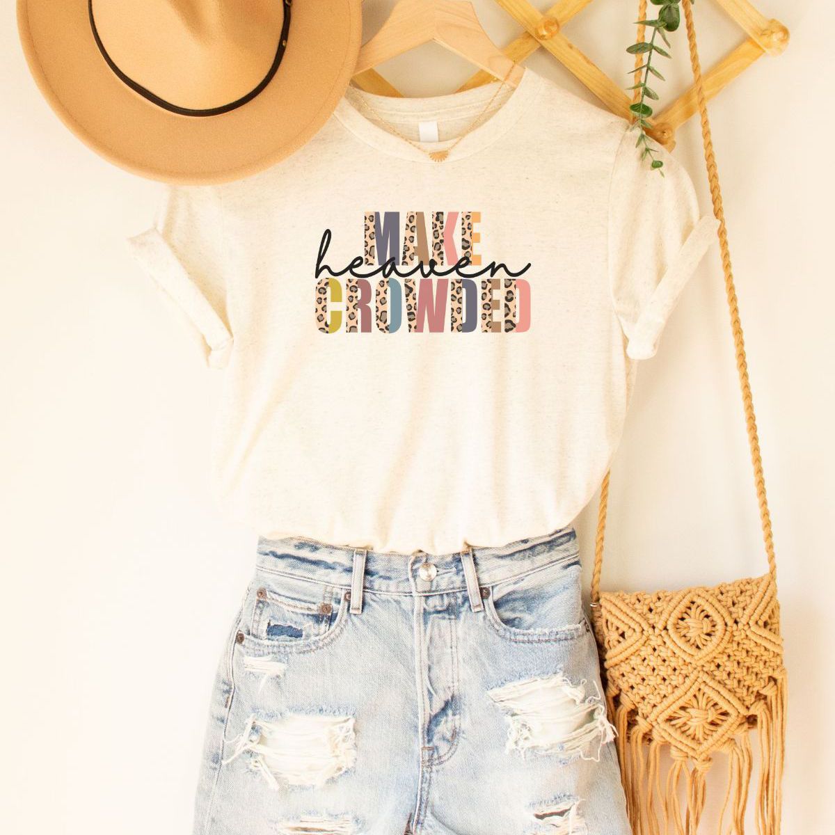 Make Heaven Crowded Women's T-Shirt Faith