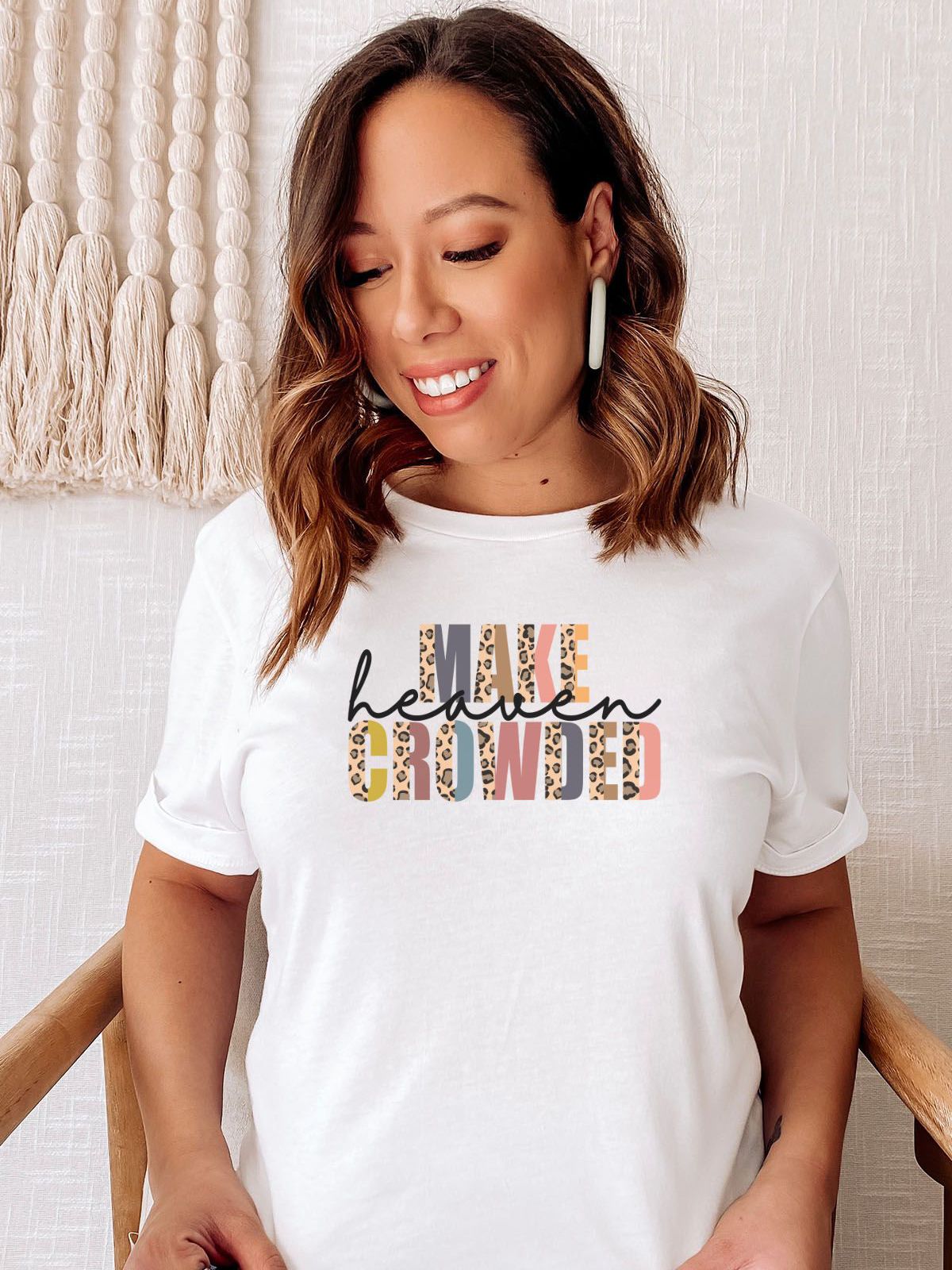 Make Heaven Crowded Women's T-Shirt Faith