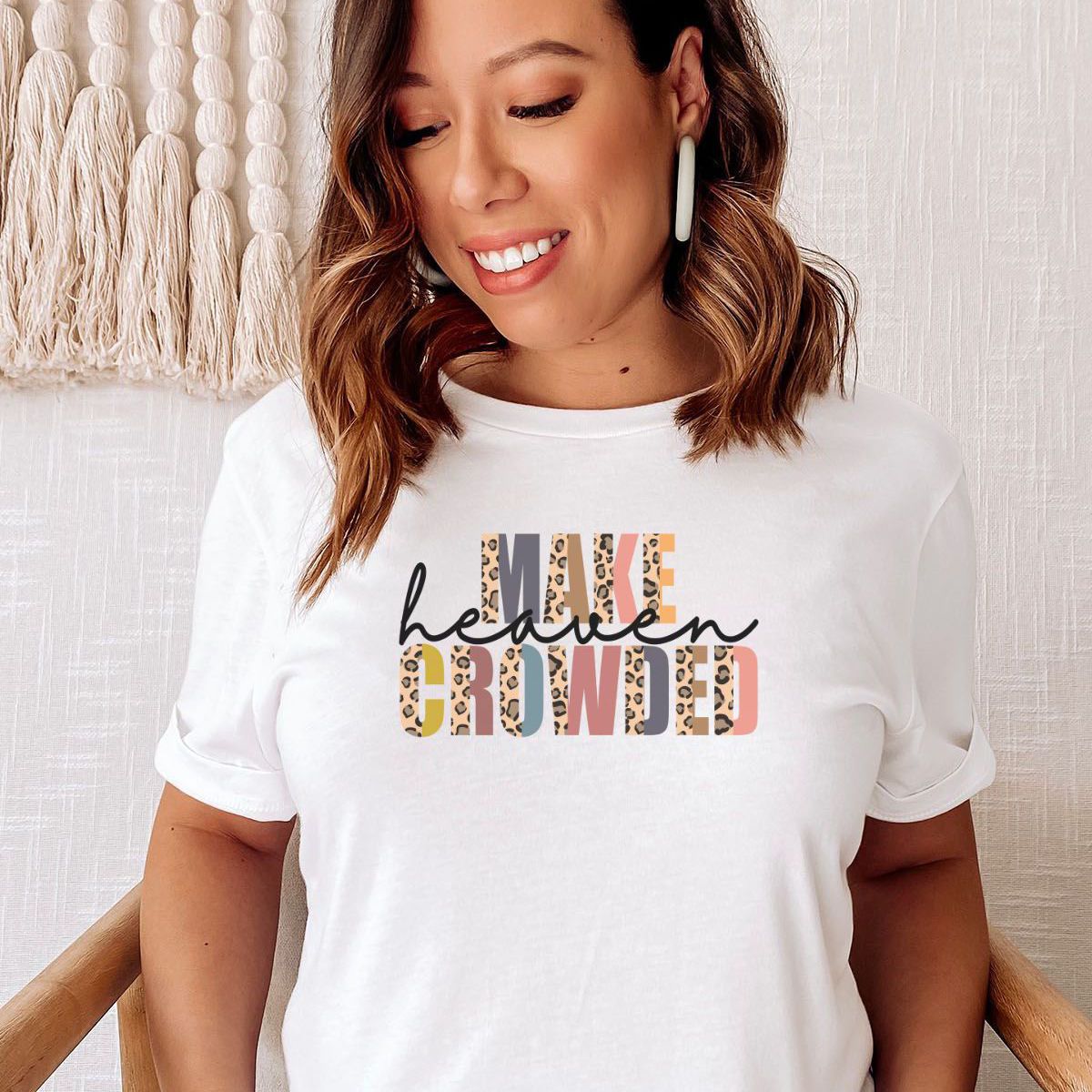 Make Heaven Crowded Women's T-Shirt Faith