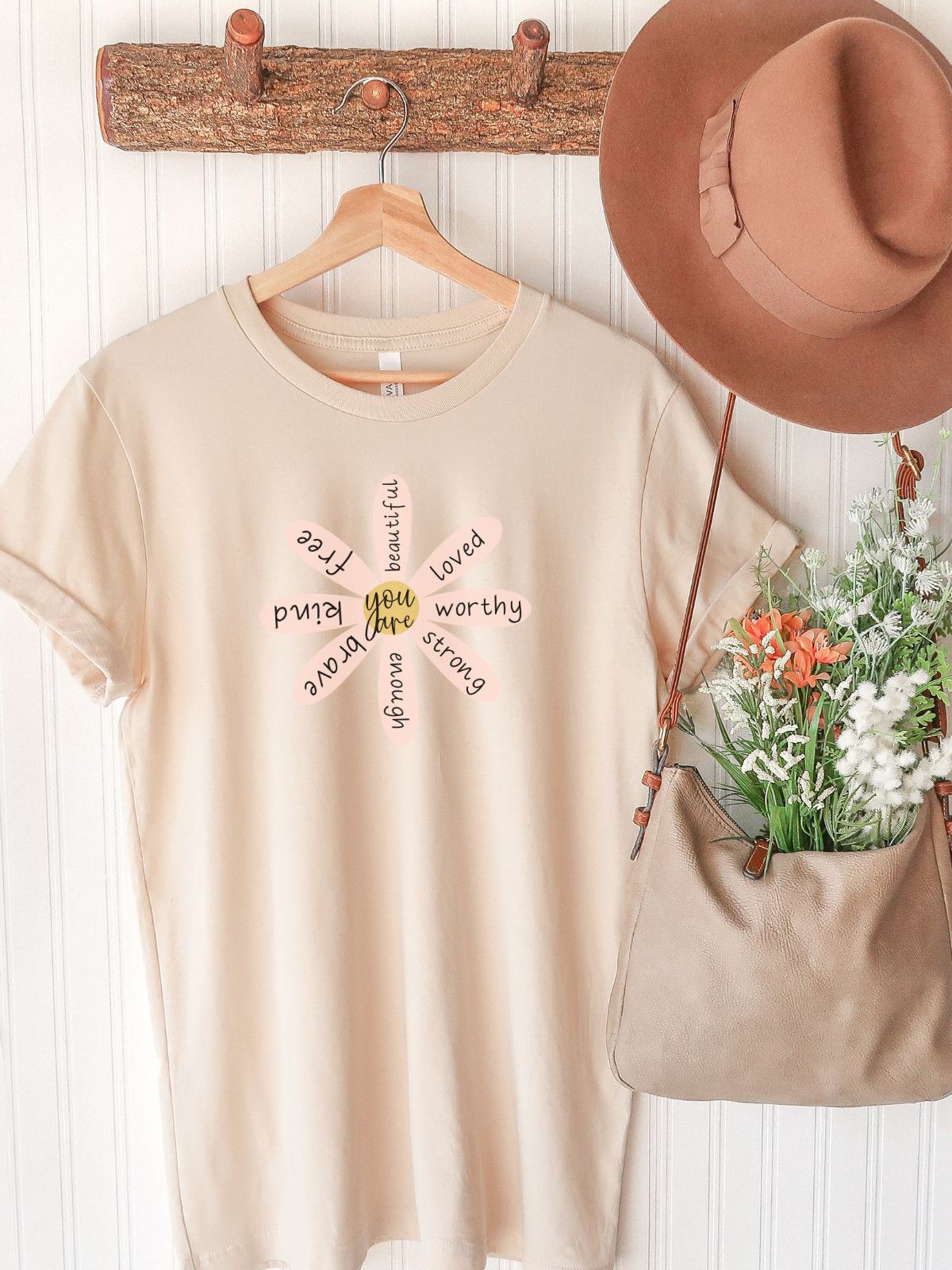 Empowering Words Women T-Shirt Casual