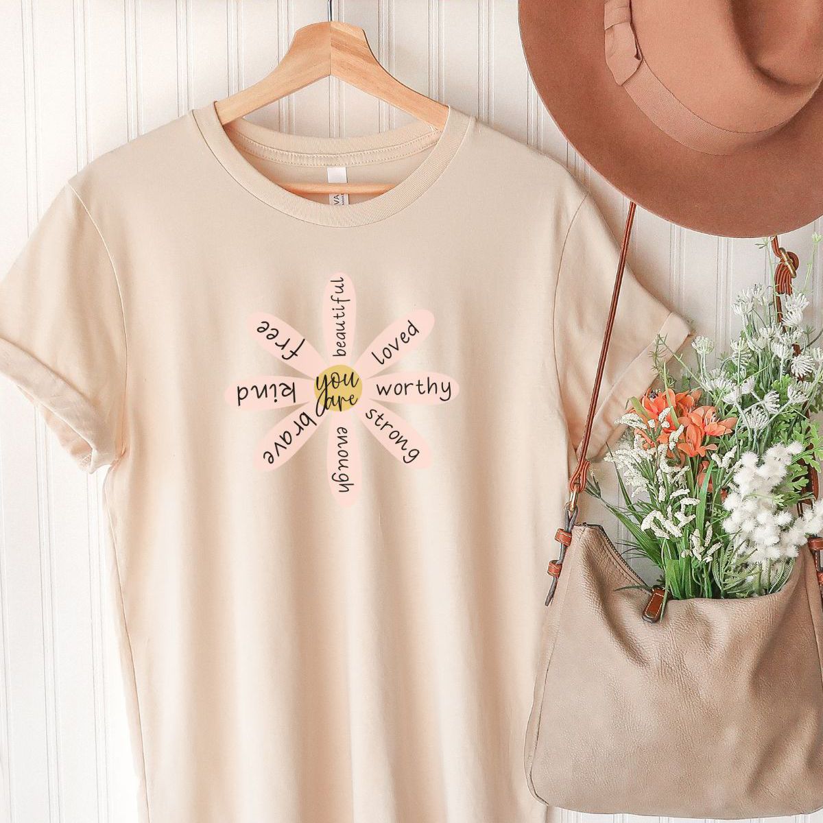 Empowering Words Women T-Shirt Casual