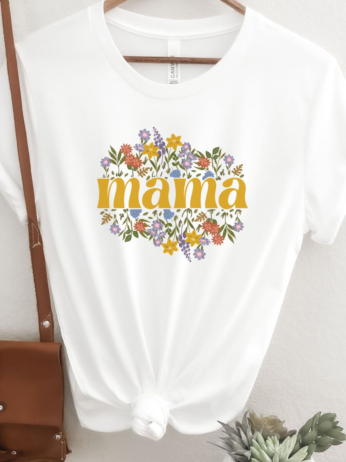 Mama Floral Women's T-Shirt Mother's Day