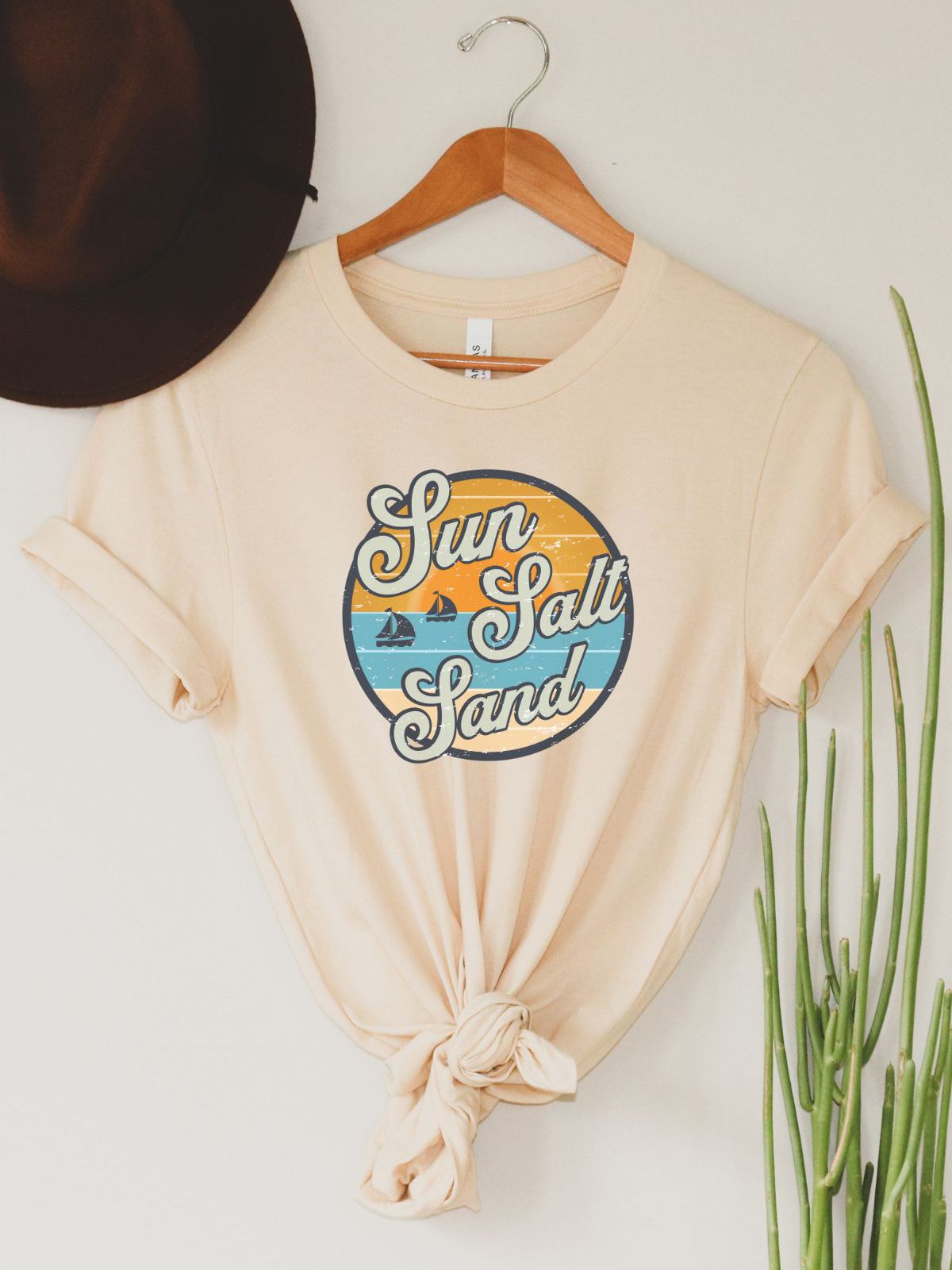 Sun Salt Sand Womens T-Shirt Summer