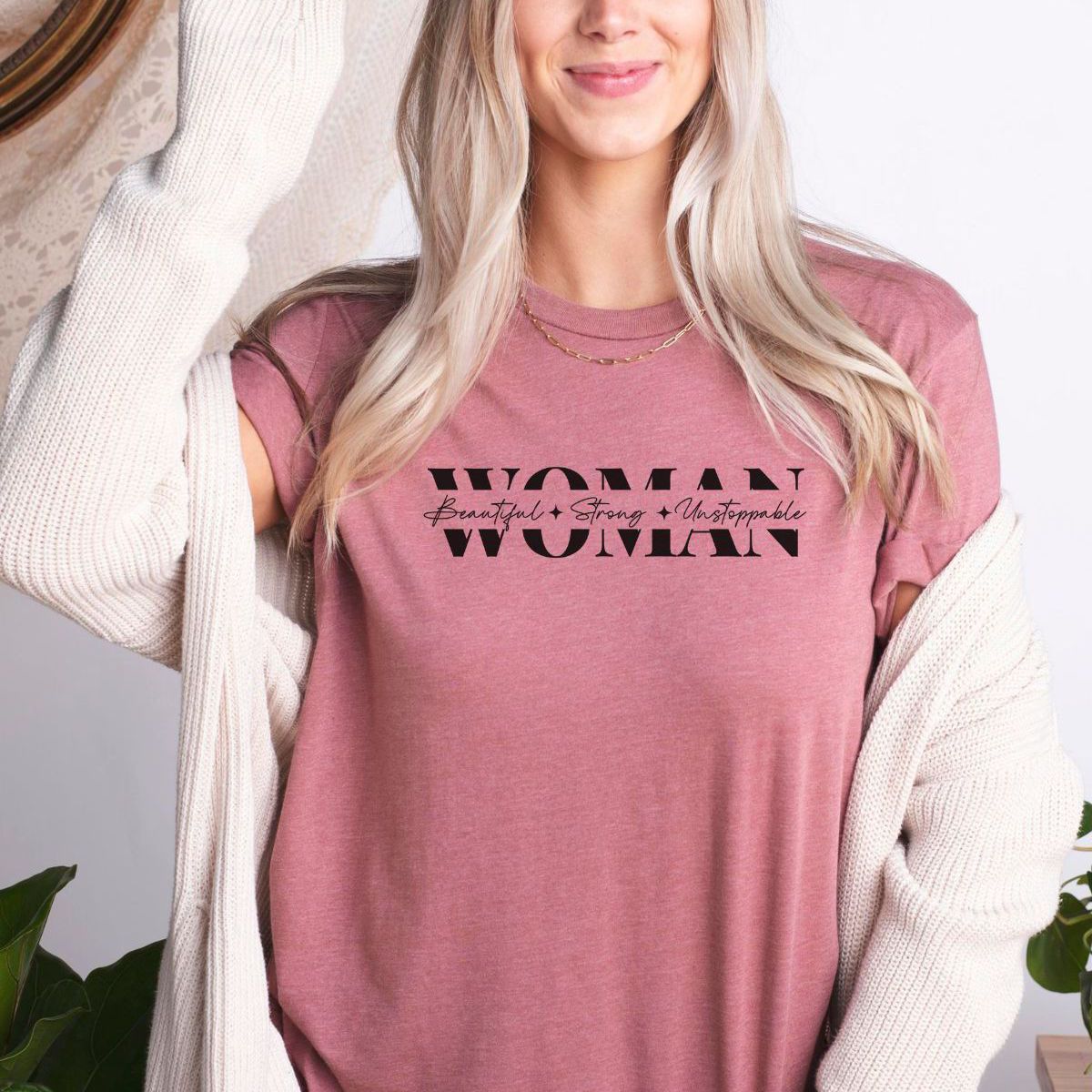Woman Text Ladies Tee Women's Day