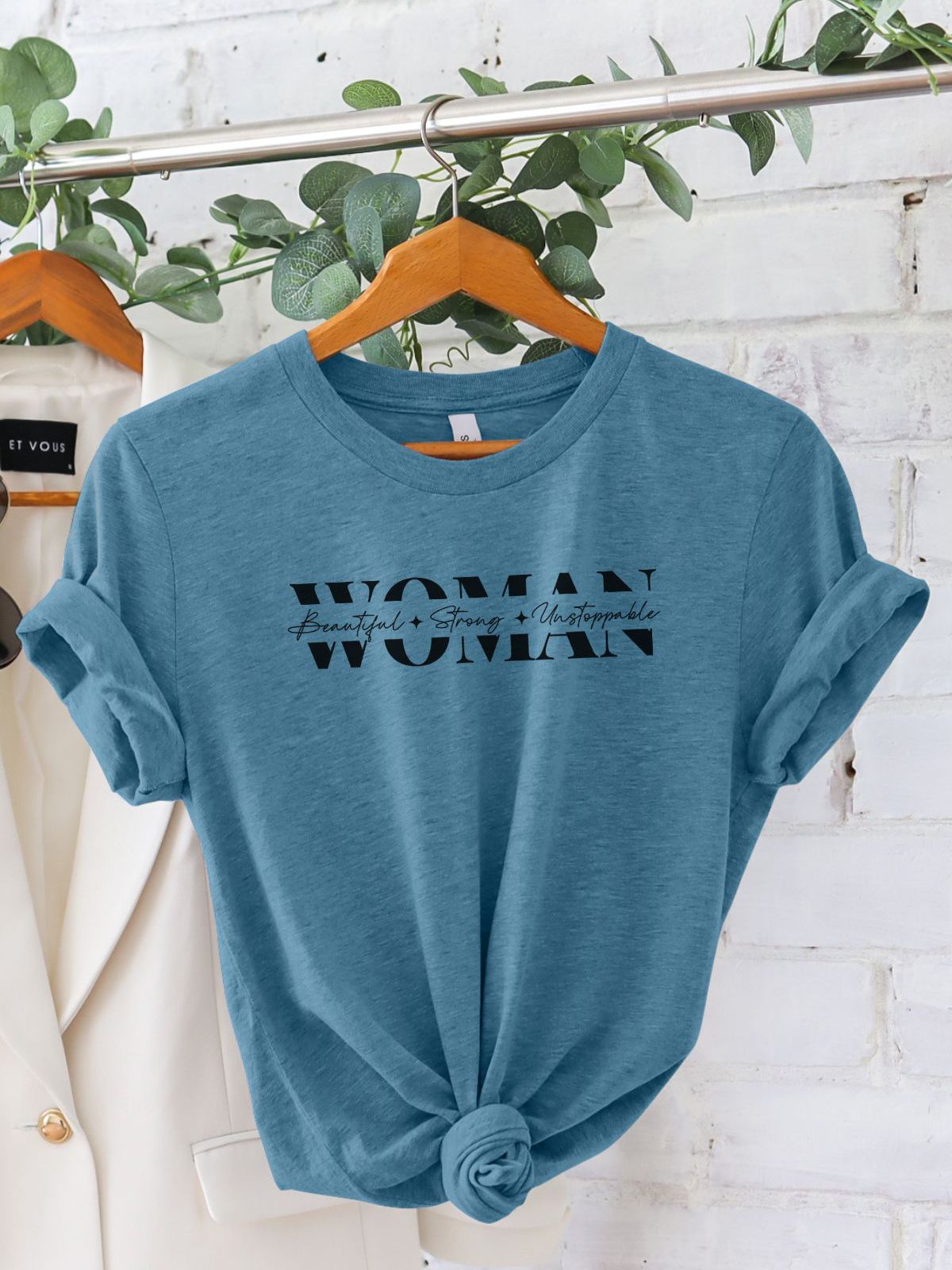 Woman Text Ladies Tee Women's Day