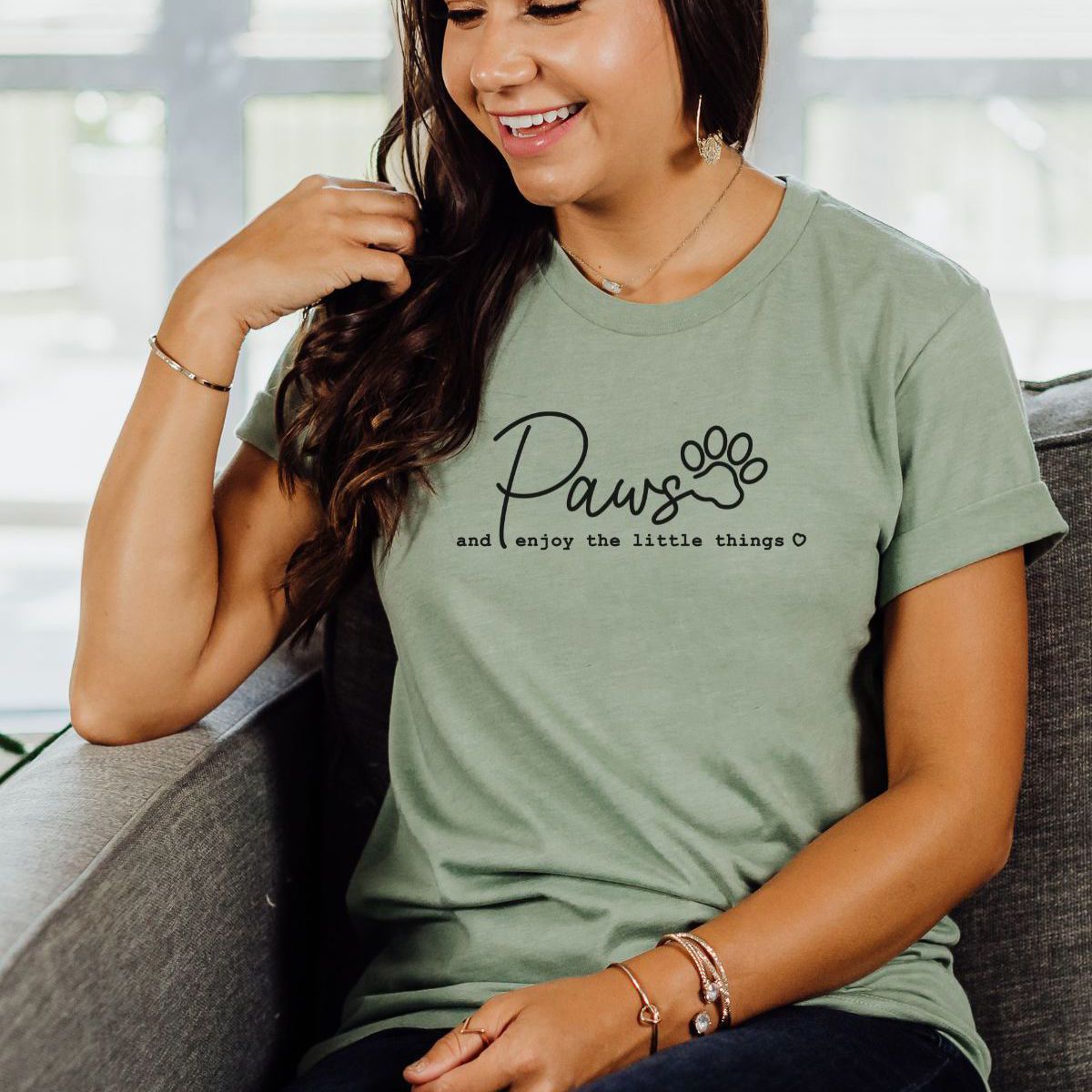 Paws Womens Tee Casual
