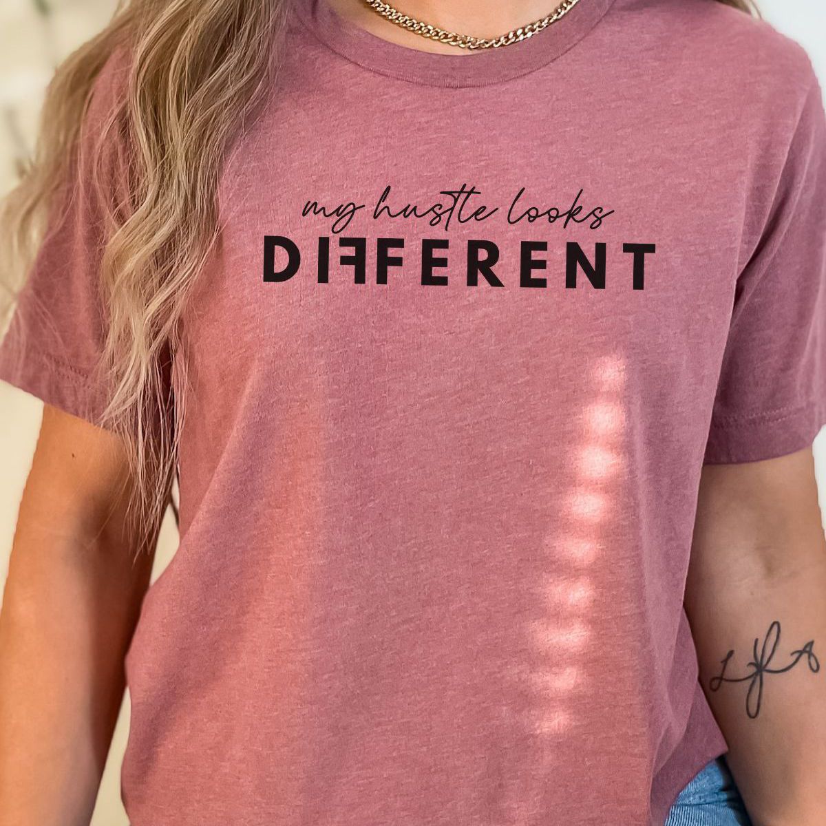 My Hustle Looks Different Womens Tee Casual Wear