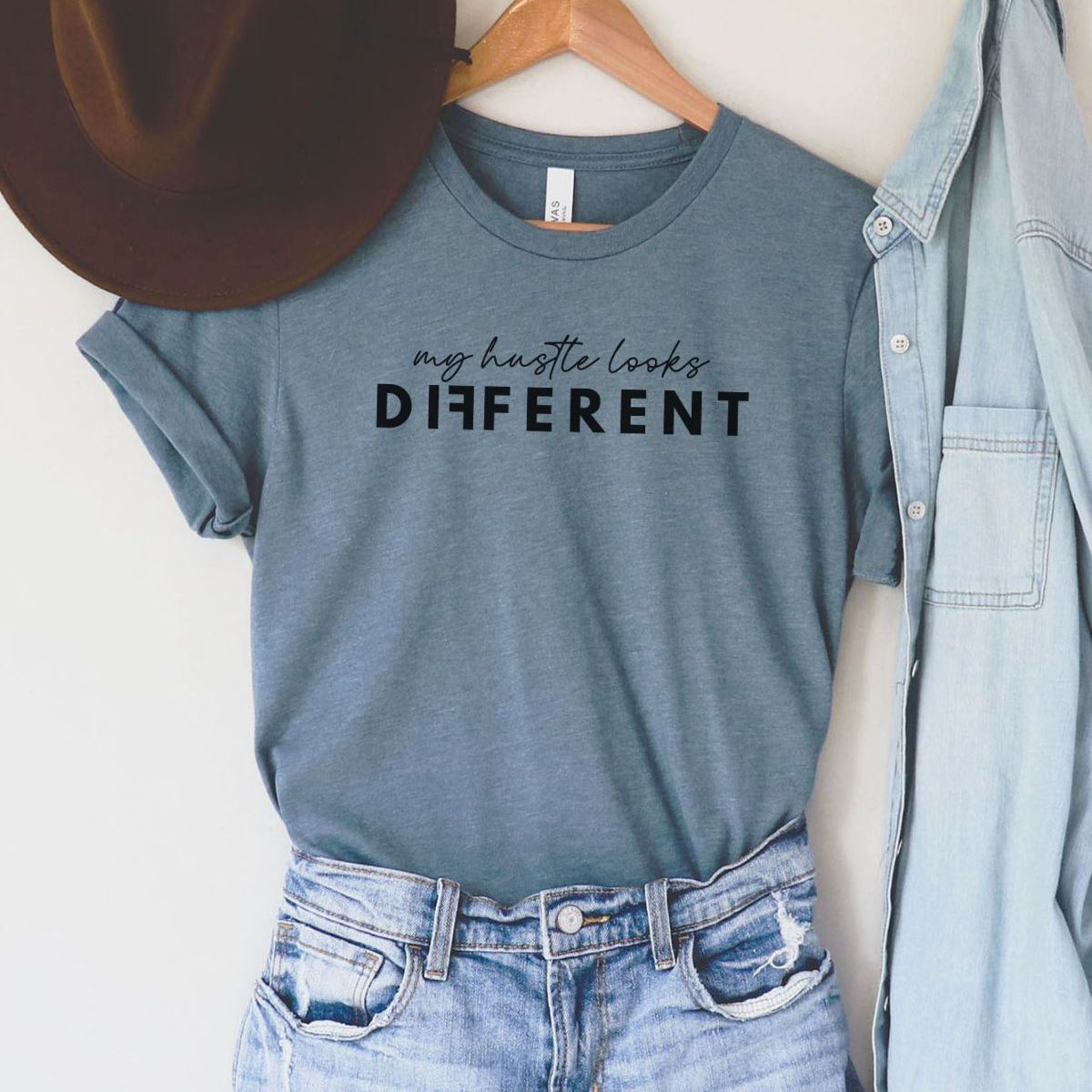 My Hustle Looks Different Womens Tee Casual Wear