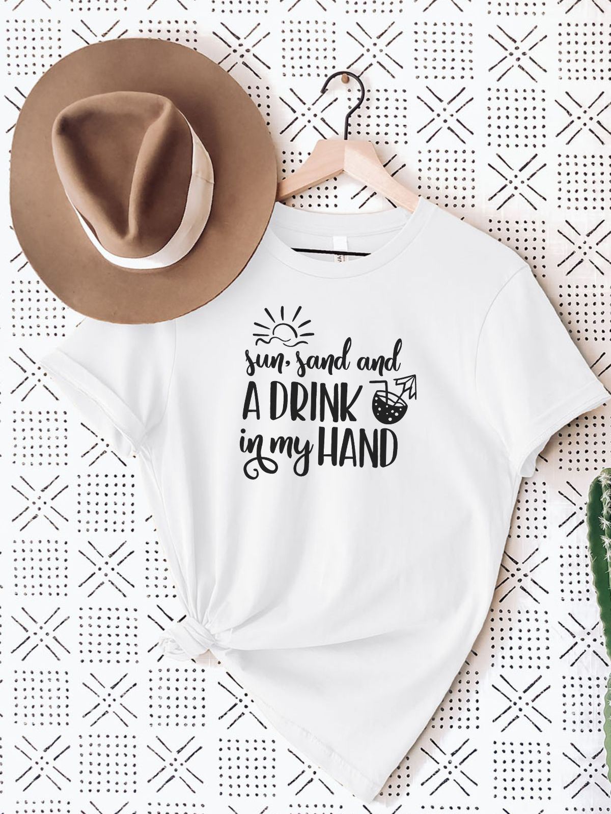 Sun Sand Drink Women's T-Shirt Summer