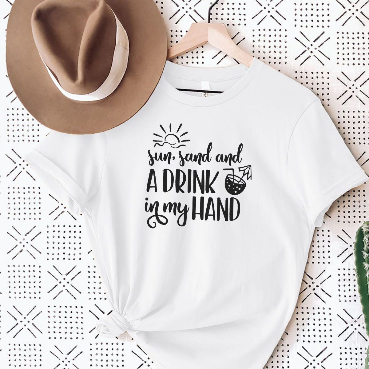 Sun Sand Drink Women's T-Shirt Summer