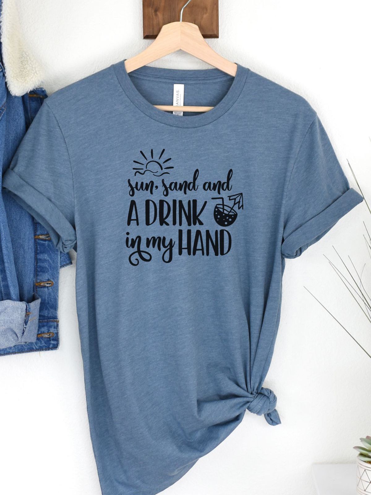 Sun Sand Drink Women's T-Shirt Summer