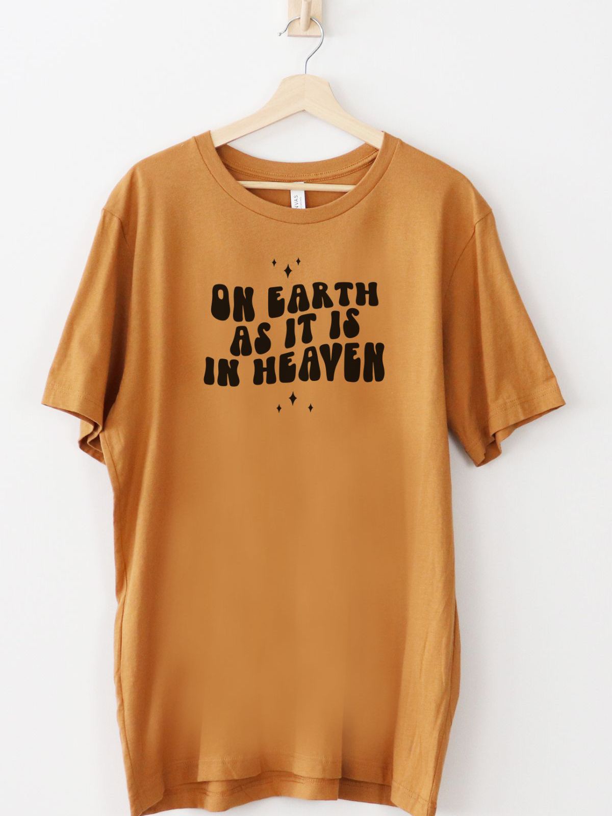 On Earth As It Is Shirt Women Casual