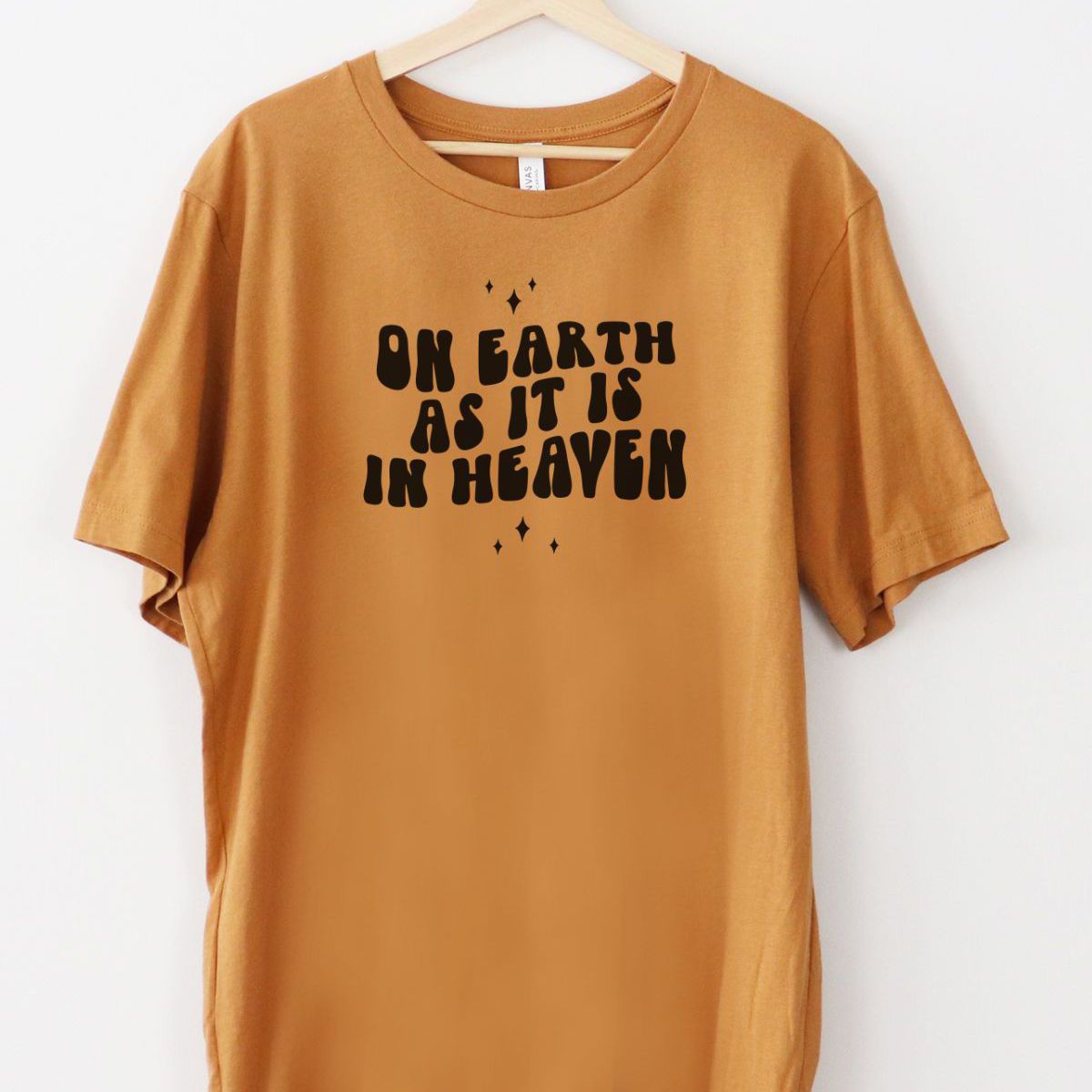 On Earth As It Is Shirt Women Casual