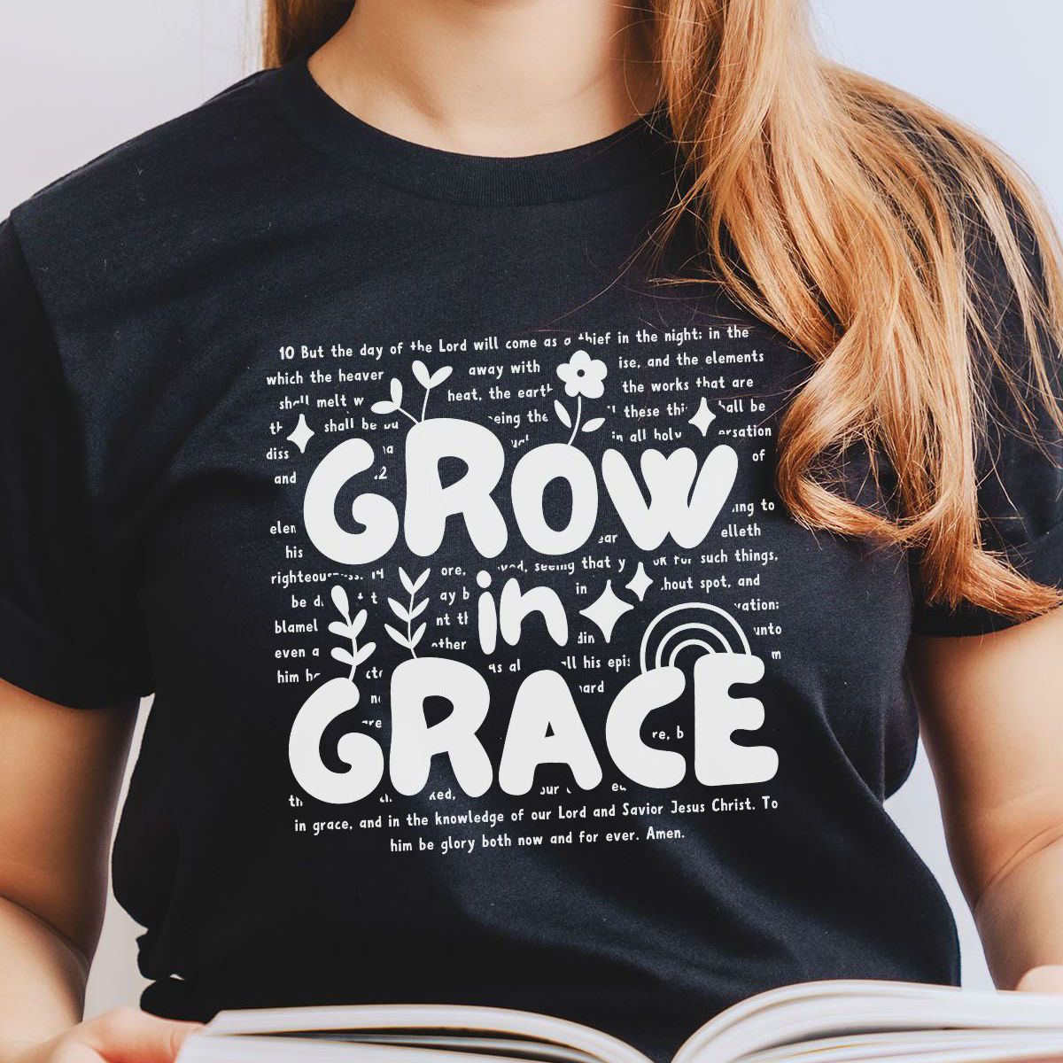 Grow in Grace Womens T-Shirt Casual