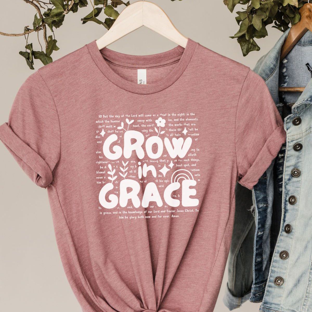 Grow in Grace Womens T-Shirt Casual