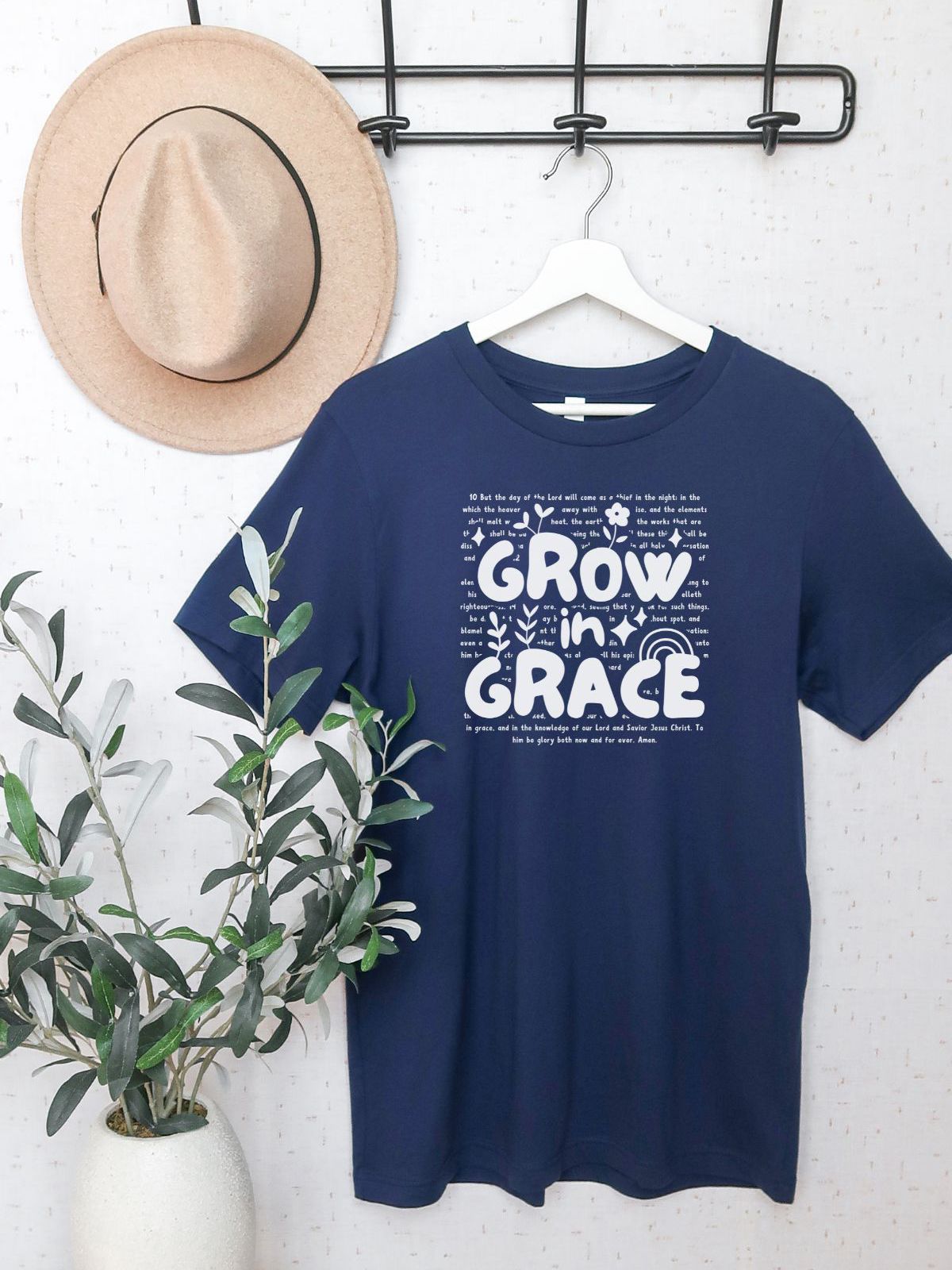 Grow in Grace Womens T-Shirt Casual