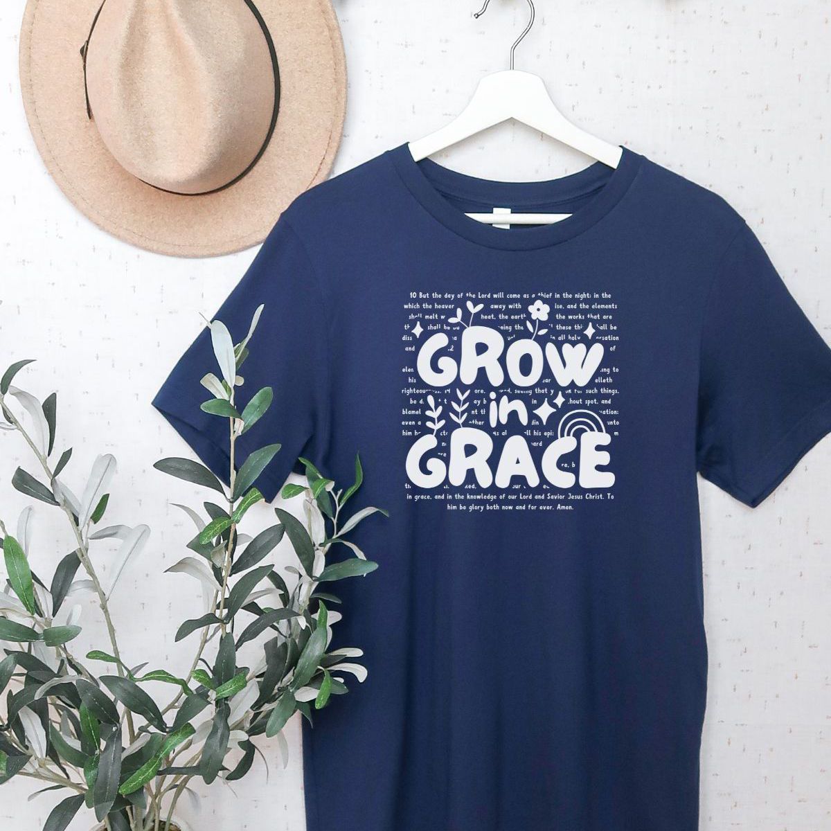 Grow in Grace Womens T-Shirt Casual