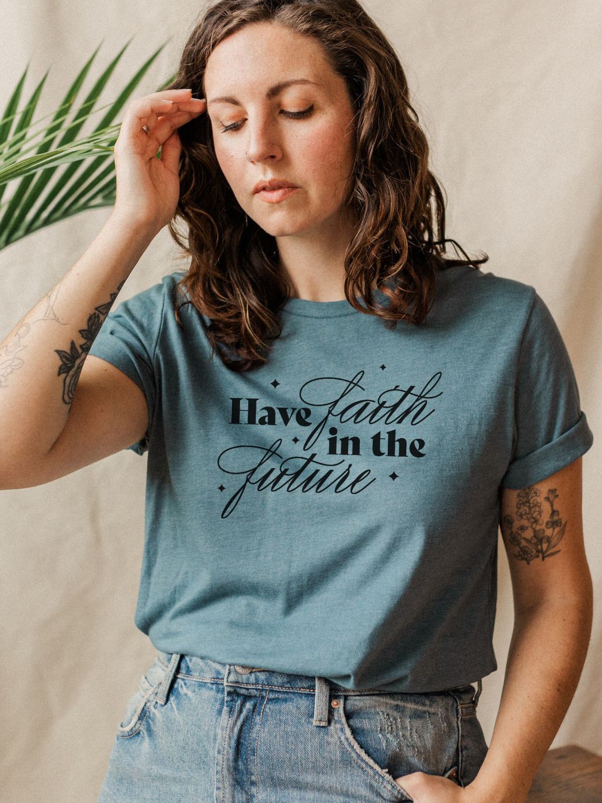 Have Faith Women's T-shirt Casual