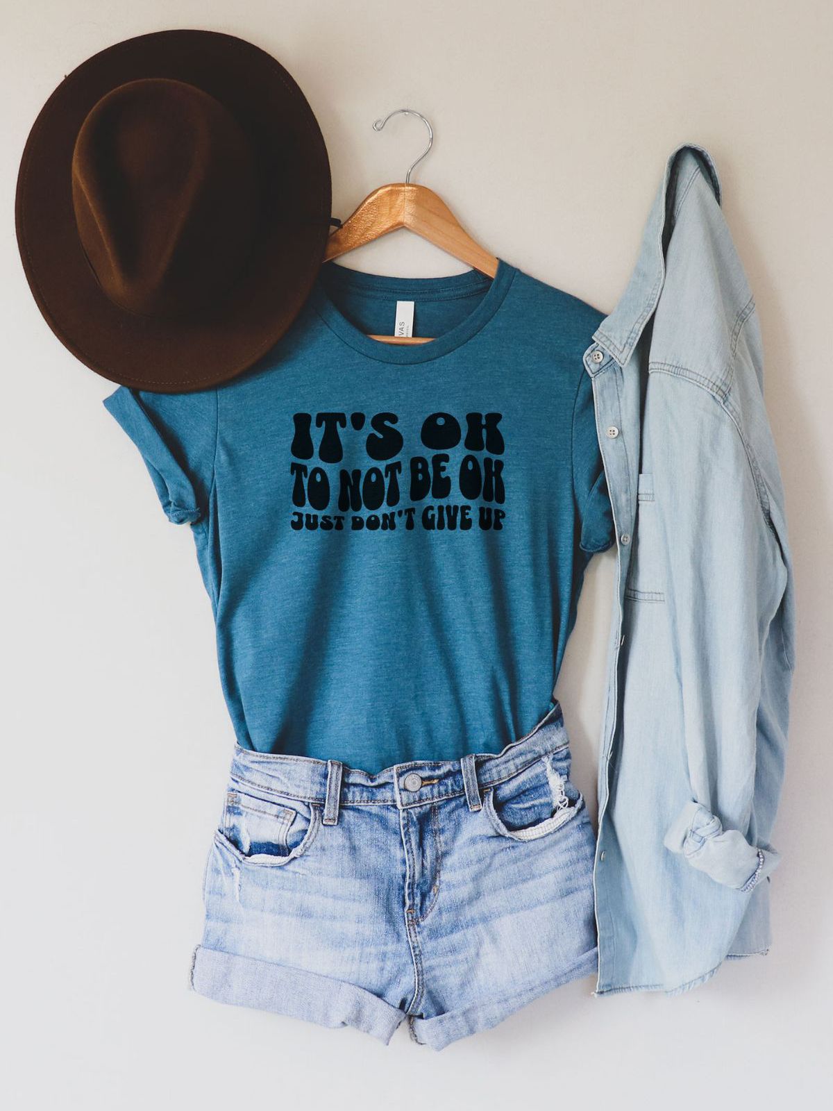 It's Ok Women T-Shirt Casual Wear
