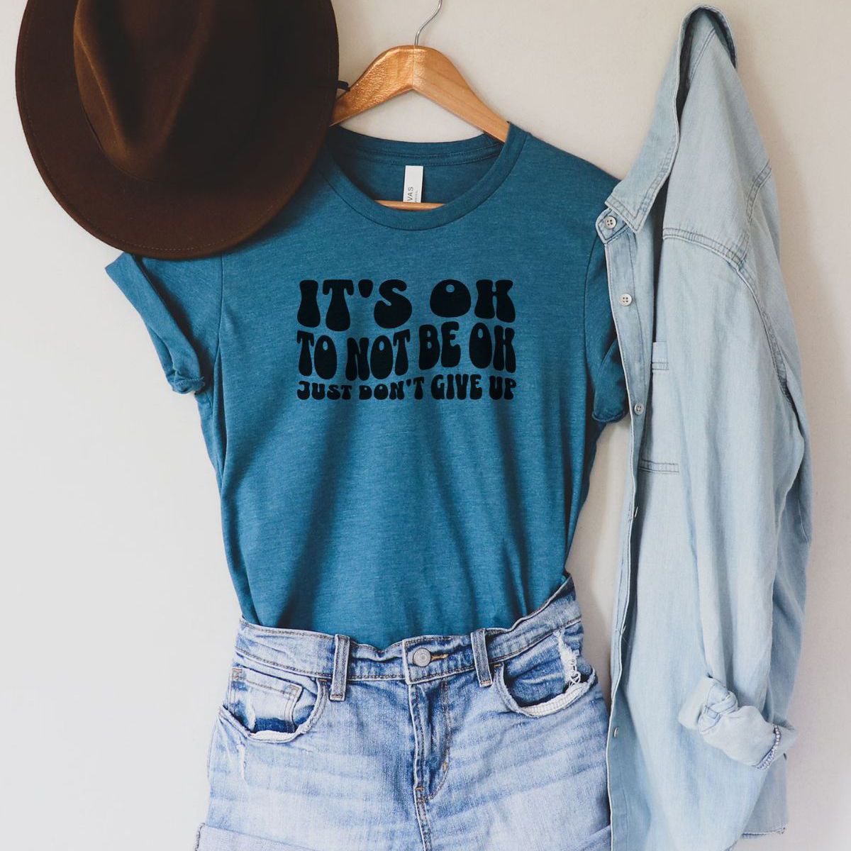 It's Ok Women T-Shirt Casual Wear