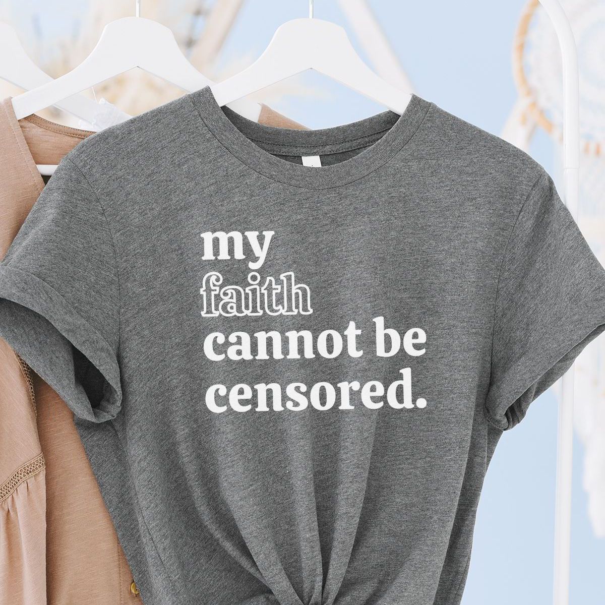 My Faith Cannot Be Censored Womens Shirt
