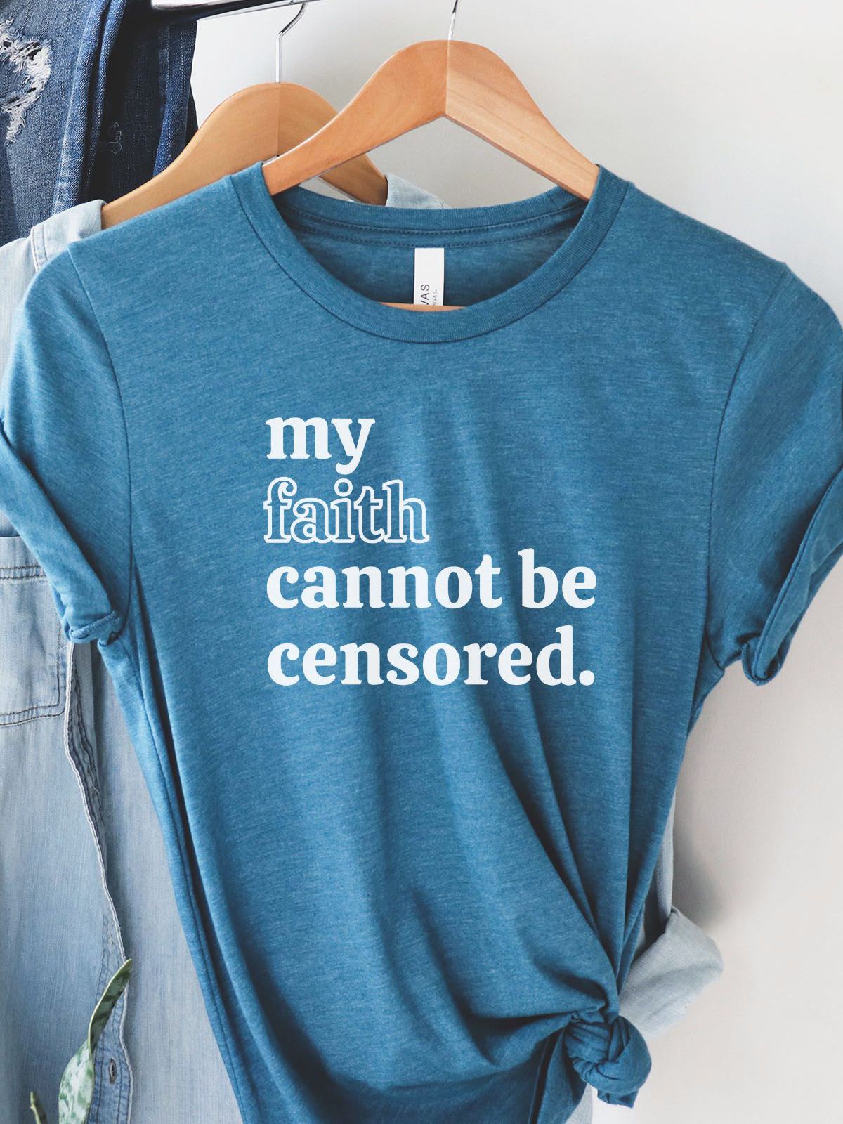 My Faith Cannot Be Censored Womens Shirt