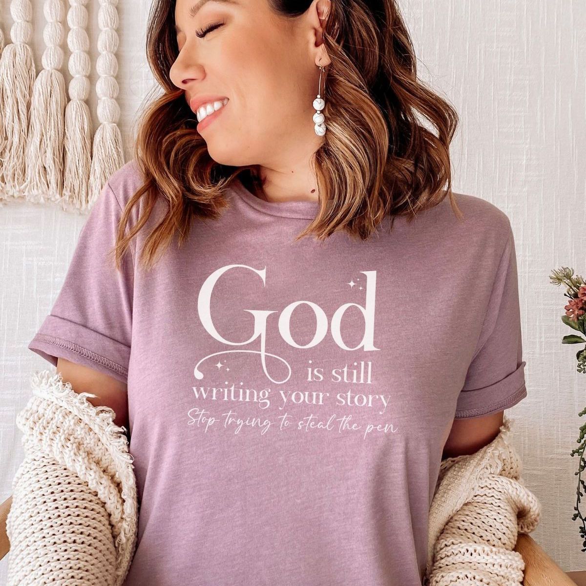 God is Still Writing Women T-Shirt