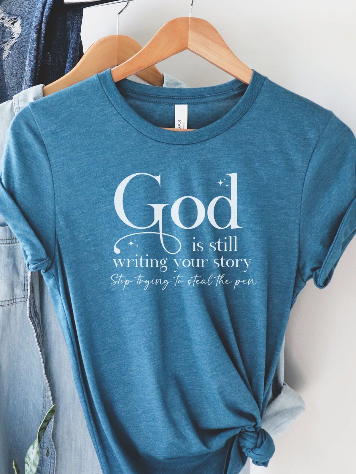 God is Still Writing Women T-Shirt