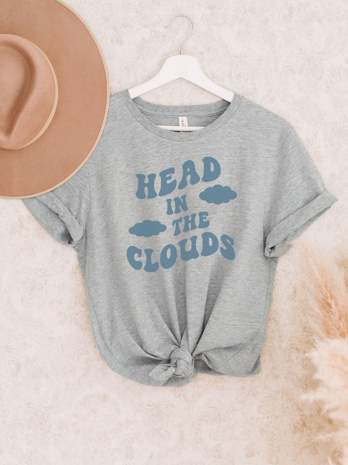 Head in the Clouds Womens T-Shirt Casual