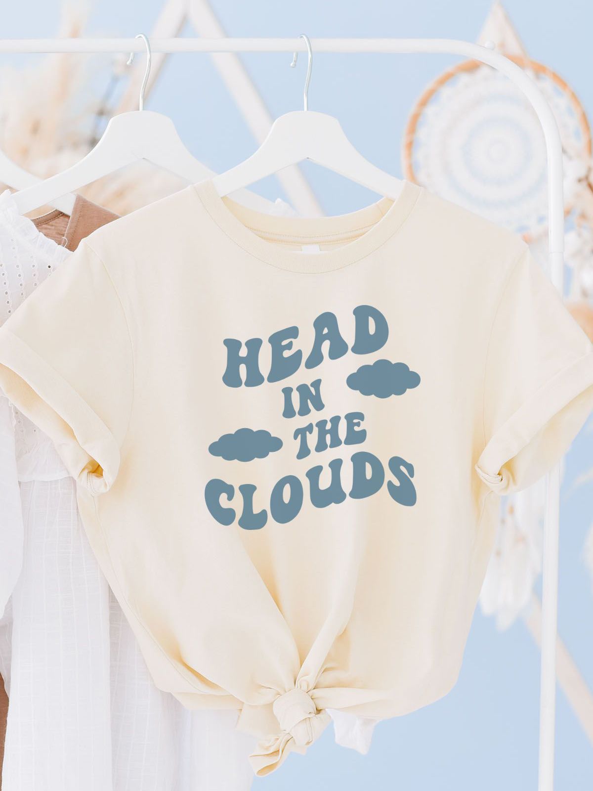 Head in the Clouds Womens T-Shirt Casual