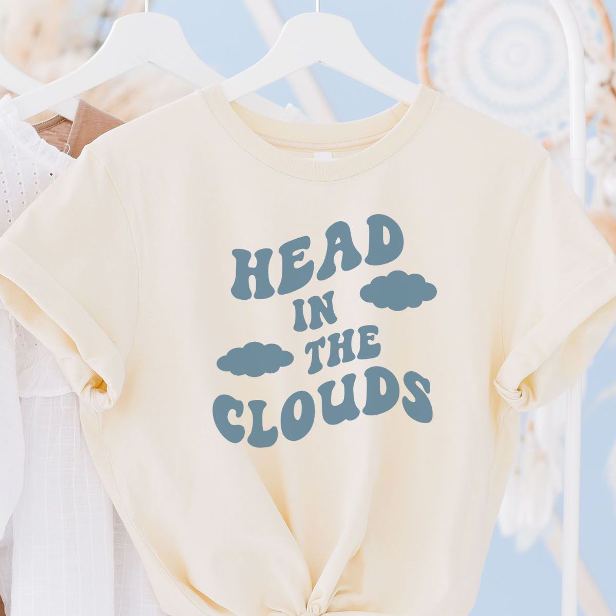 Head in the Clouds Womens T-Shirt Casual