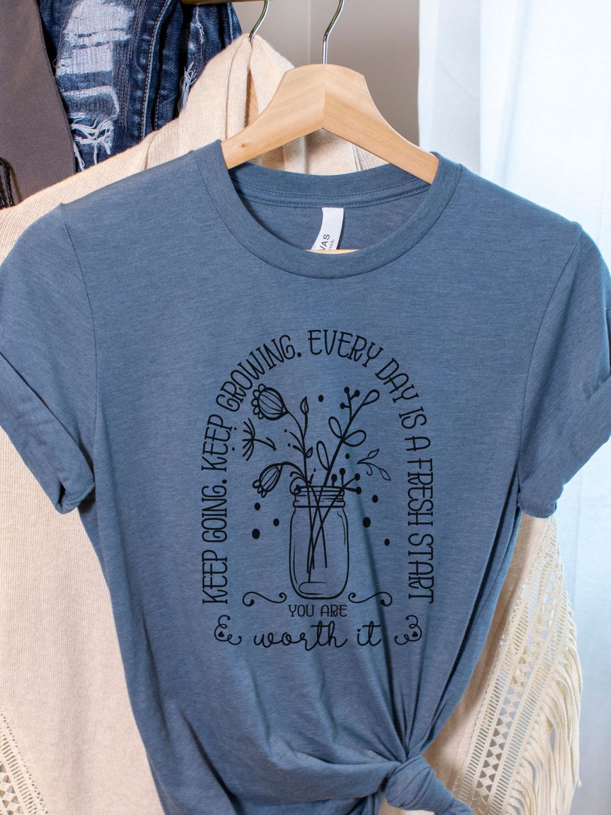 Inspiring Graphic Tee Soft Cotton Unisex