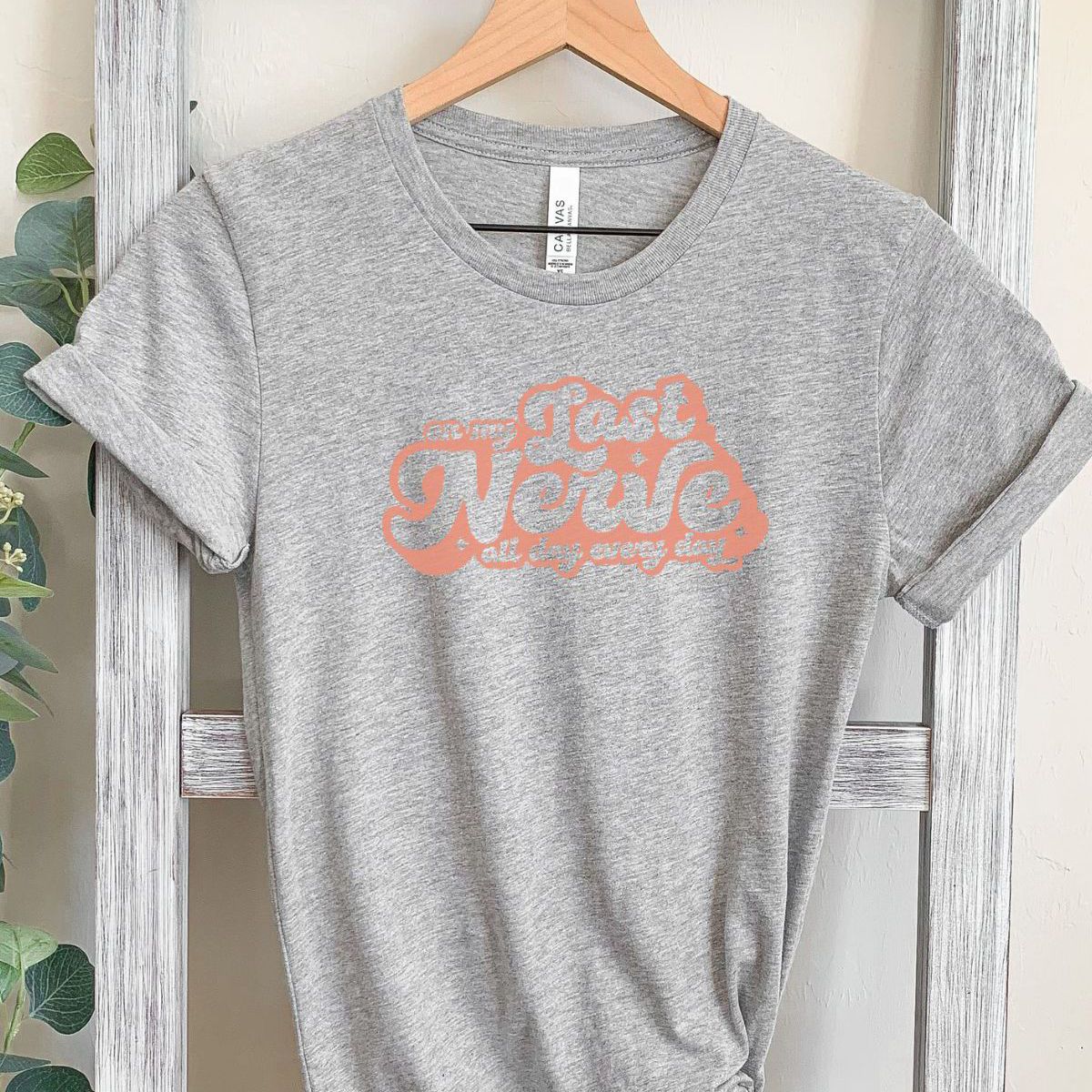 On My Last Nerve Women's T-shirt Casual