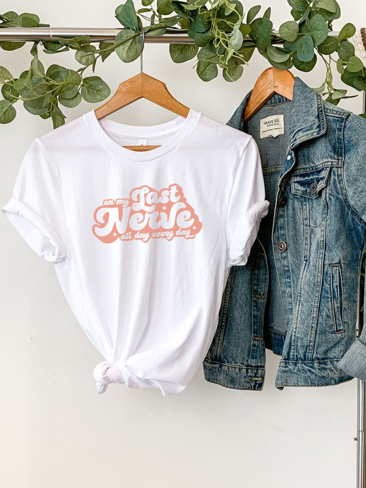 On My Last Nerve Women's T-shirt Casual