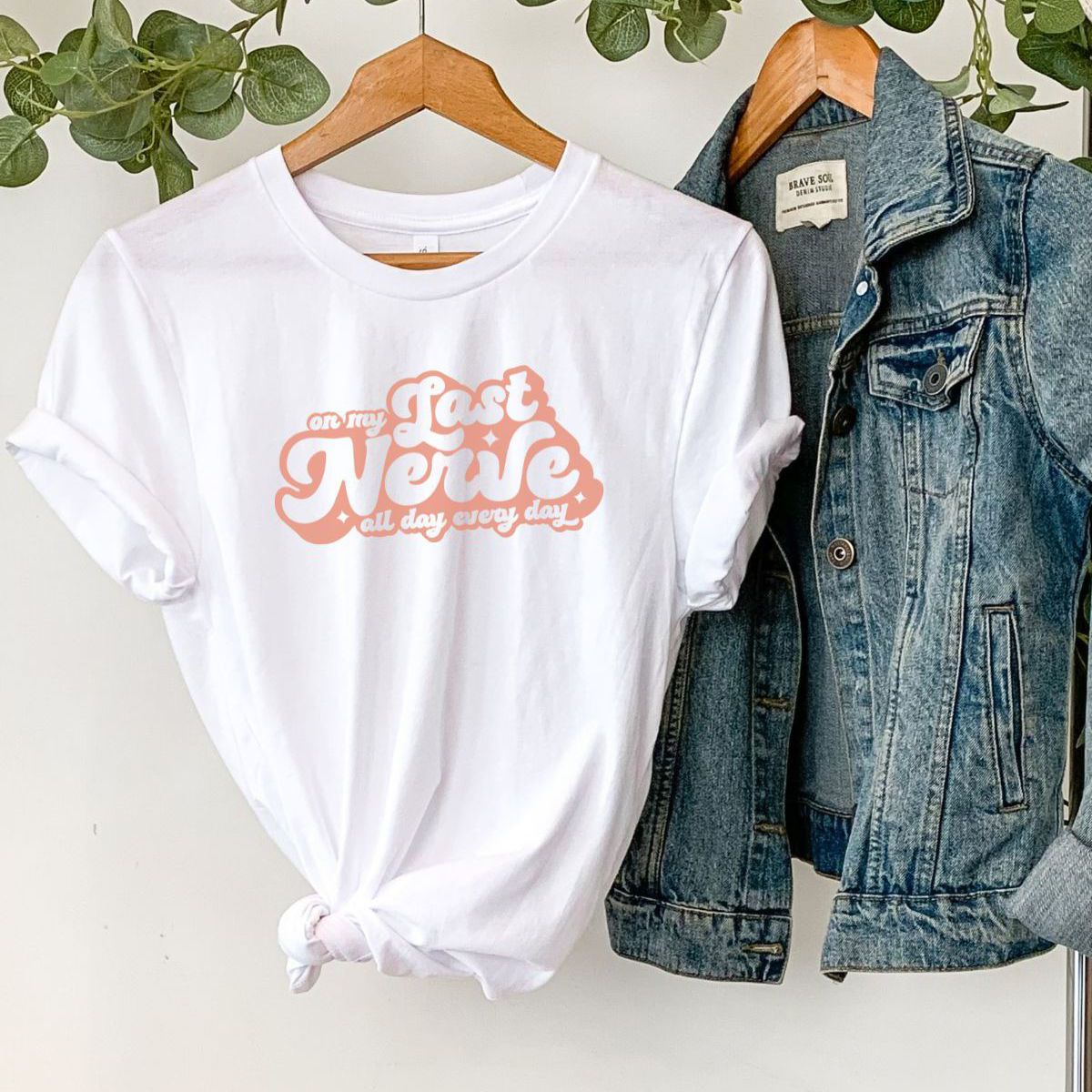 On My Last Nerve Women's T-shirt Casual